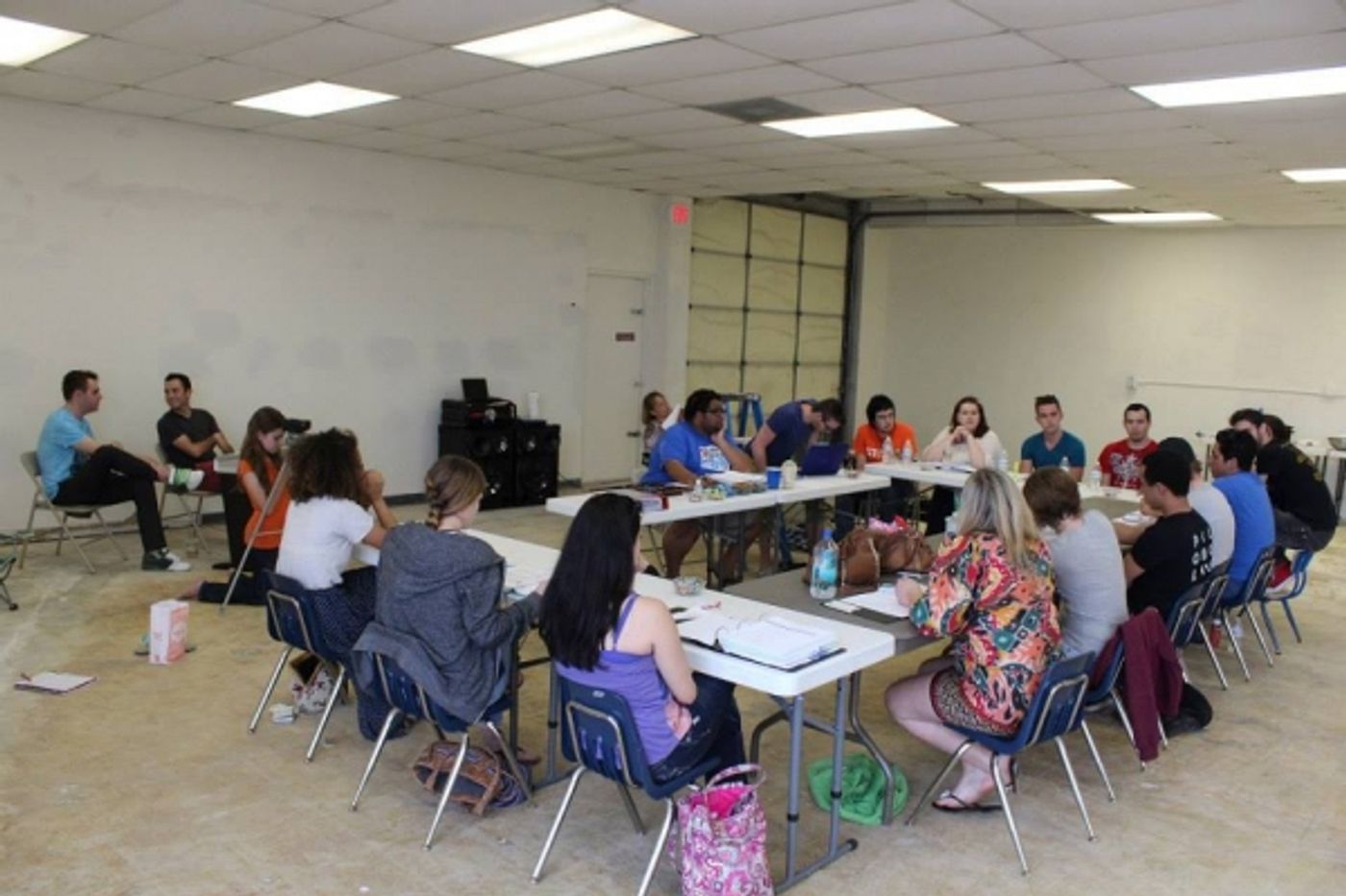 Photo Flash: Inside Eklektix Theatre's First SPRING AWAKENING Rehearsal! Image