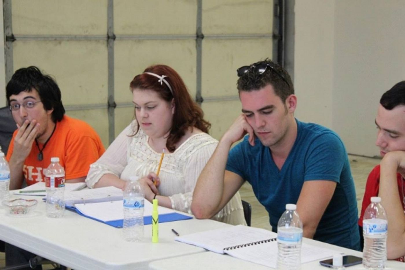 Photo Flash: Inside Eklektix Theatre's First SPRING AWAKENING Rehearsal! Image