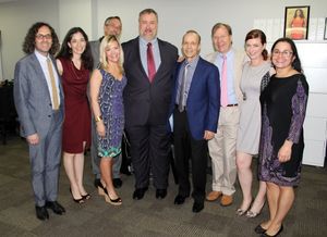 Rob Weinstein, Toby Newman, Tom Sime, Lauren Pizza, Gabriel Shanks, Joseph Pizza, Roger Danforth, Miriam Rosalky and Chantal Pavageaux @ BroadwayWorld Rob Weinstein, Toby Newman, Tom Sime, Lauren Pizza, Gabriel Shanks, Joseph Pizza, Rog Photo