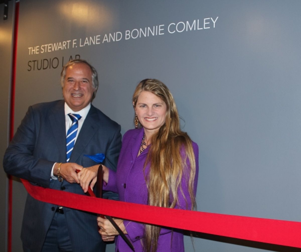Stewart F. Lane and Bonnie Comley at 