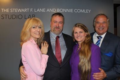 Judith Light, Gabriel Shanks, Bonnie Comley and Stewart F. Lane Photo