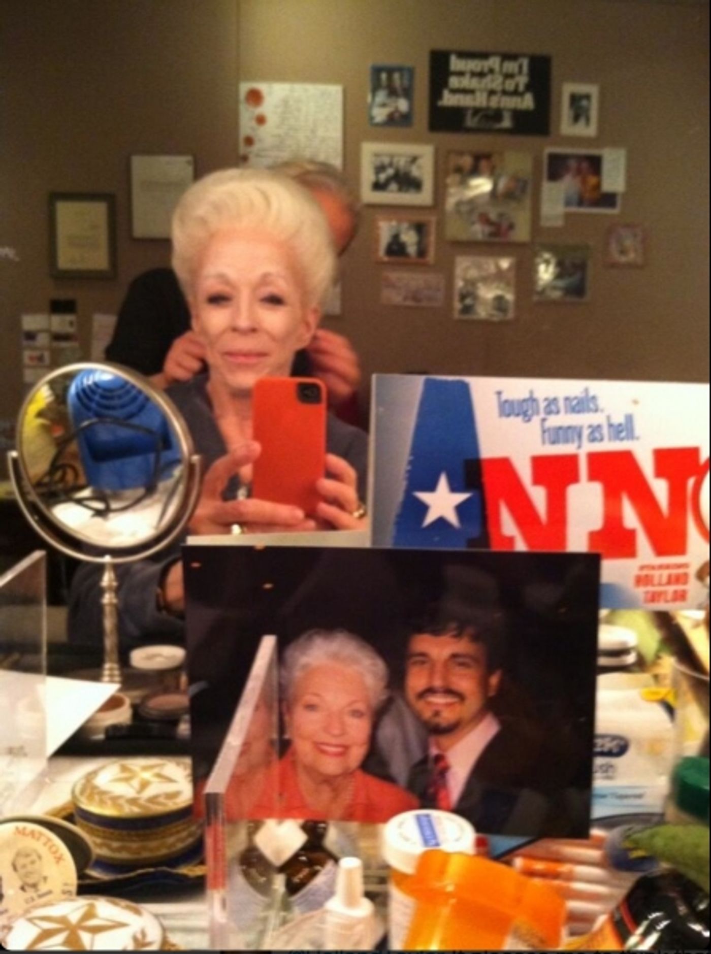 Photo Flash: Saturday Intermission Pics, May 25 - Cast of KINKY BOOTS Braves the Rain, Holland Taylor, & More! Image