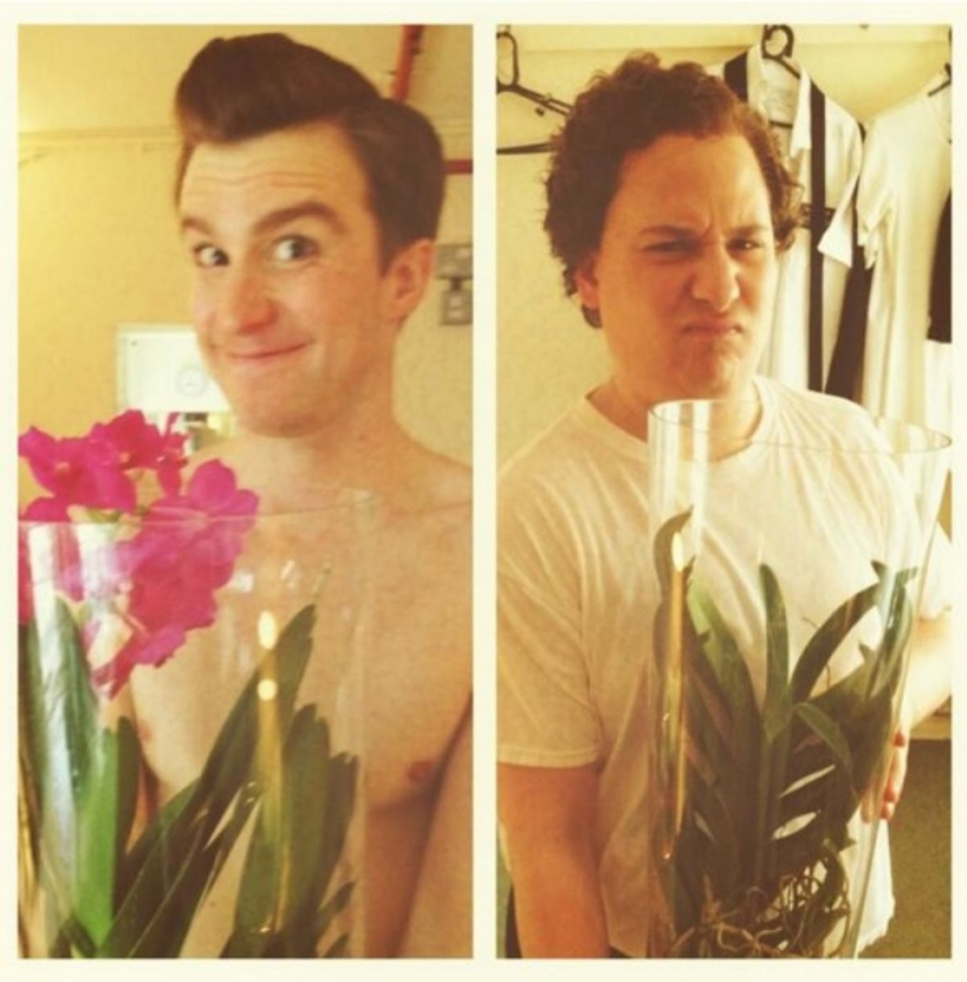 Photo Flash: Saturday Intermission Pics, May 25 - Cast of KINKY BOOTS Braves the Rain, Holland Taylor, & More! Image