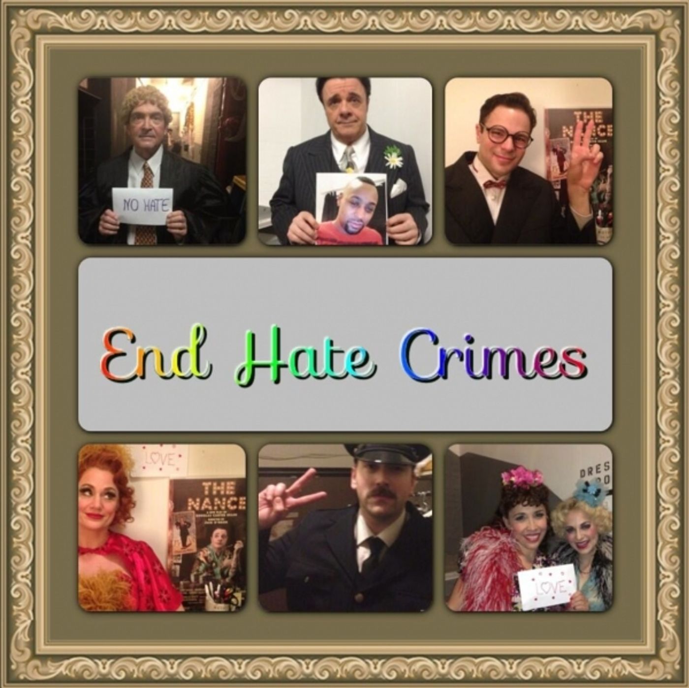 Photo Flash: Saturday Intermission Pics, May 25 - Cast of KINKY BOOTS Braves the Rain, Holland Taylor, & More! Image