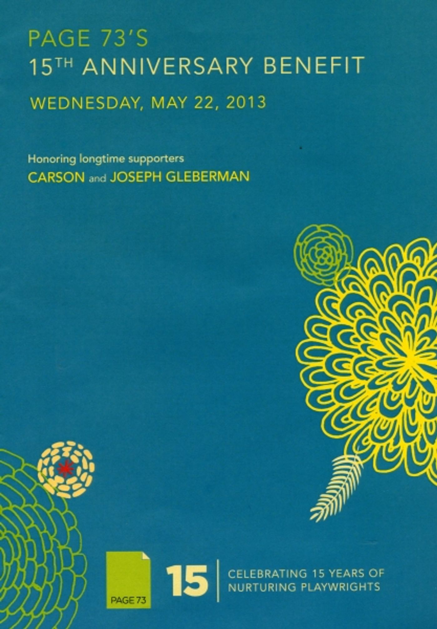 Photo Coverage: Katie Finneran and Darren Goldstein Host Page 73 Productions Benefit! Image