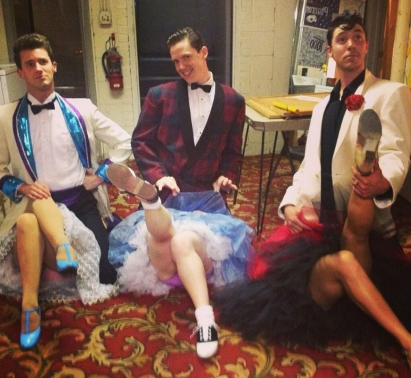 Photo Flash: Saturday Intermission Pics, May 25, Part 2 - THE BOOK OF MORMON Cast Celebrate National Tap Dance Day, ANNIE, & More!  Image