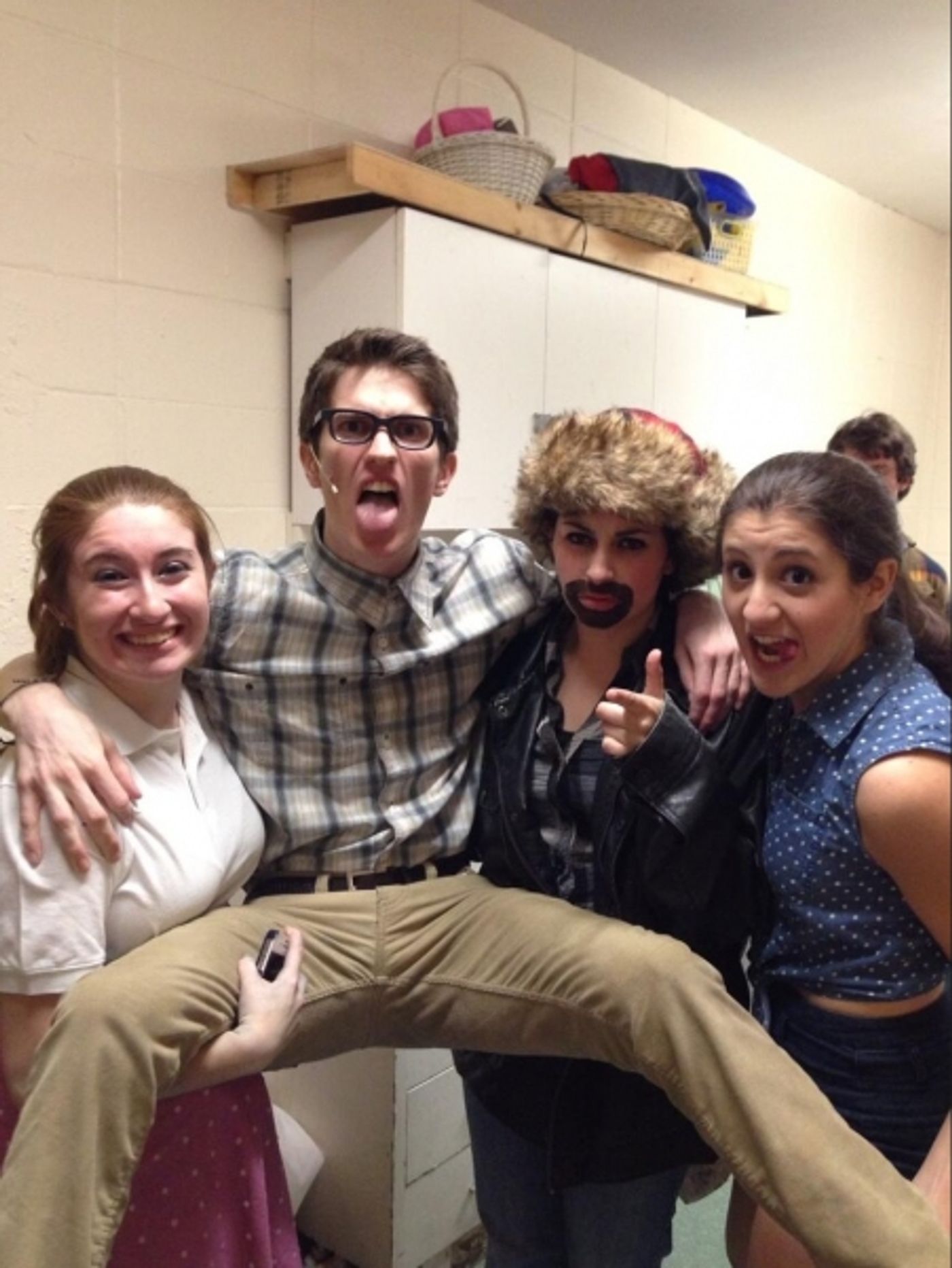 Photo Flash: Saturday Intermission Pics, May 25, Part 2 - THE BOOK OF MORMON Cast Celebrate National Tap Dance Day, ANNIE, & More!  Image