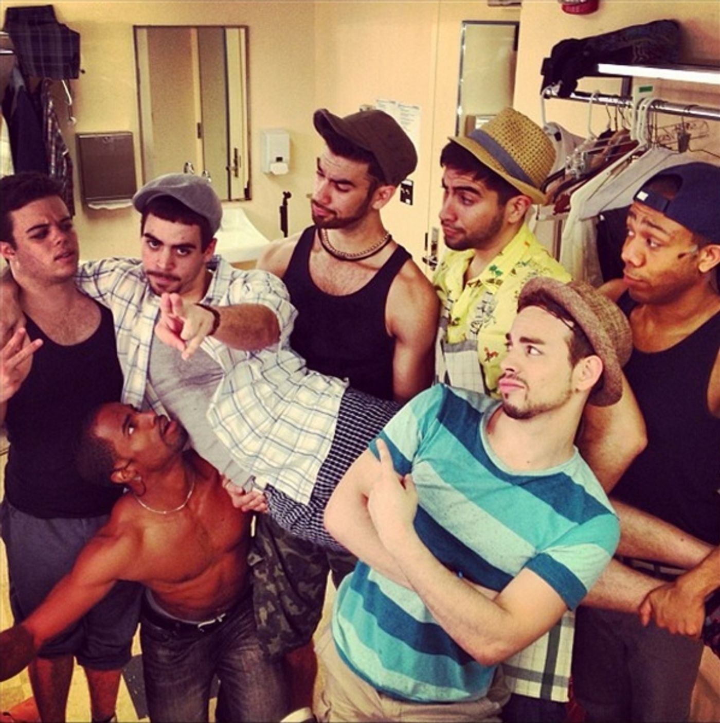 Photo Flash: Saturday Intermission Pics, May 25, Part 2 - THE BOOK OF MORMON Cast Celebrate National Tap Dance Day, ANNIE, & More!  Image