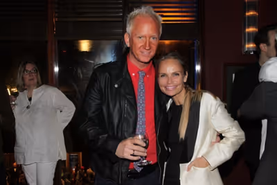 Walter McBride and Kristin Chenoweth Photo