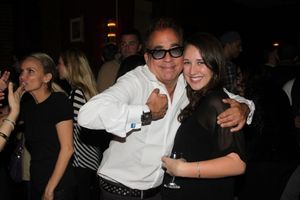 Richard Jay-Alexander showing off his new ''Facebook'' cufflinks from assistant Amy Shaughnessy @ BroadwayWorld Richard Jay-Alexander showing off his new ''Facebook'' cufflinks from assistant Amy S Photo