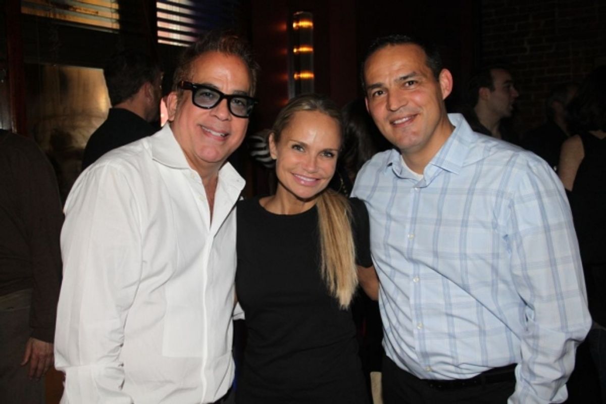 Richard Jay-Alexander, Kristin Chenoweth and Ruben Flores at 