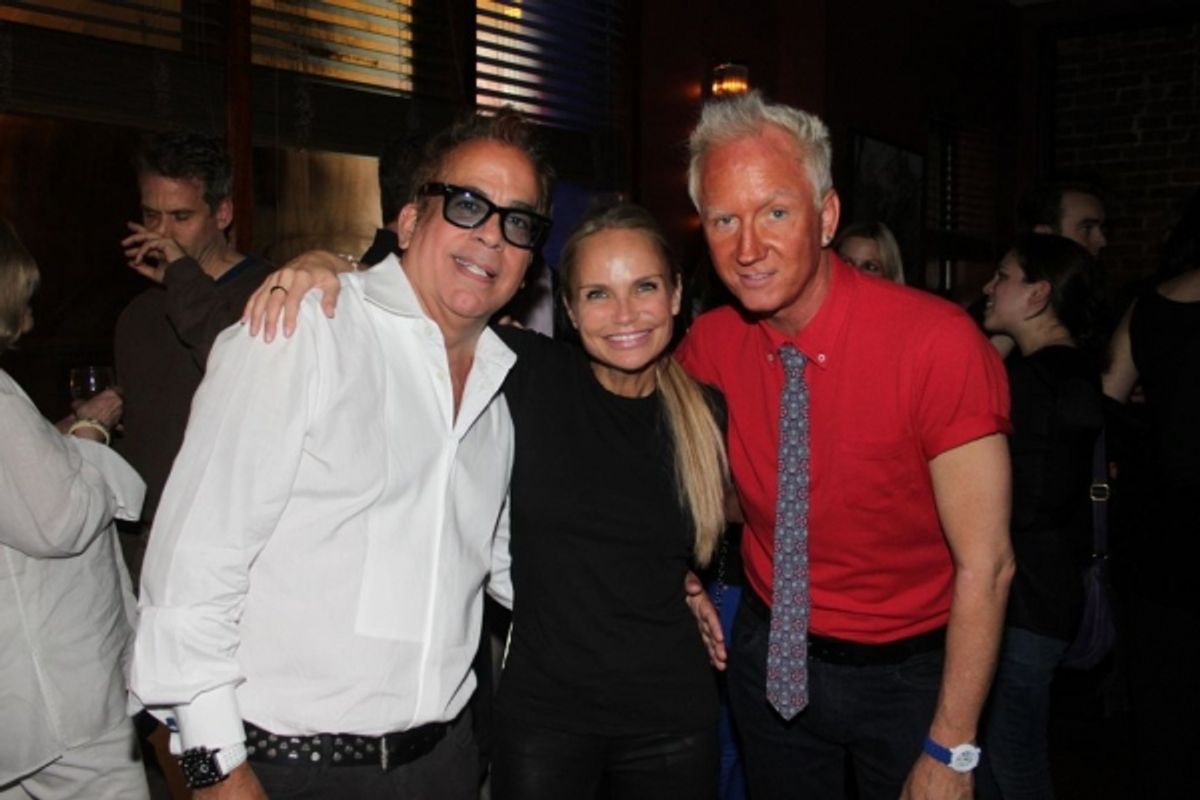 Richard Jay-Alexander, Kristin Chenoweth and Walter McBride at 