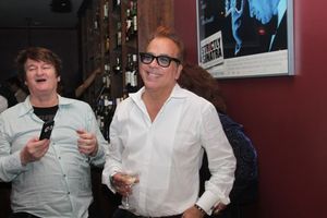 Literary agent John Campbell and Richard Jay-Alexander
 Photo