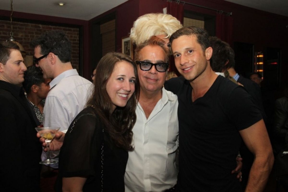 Amy Shaughnessy, Richard Jay-Alexander and Brian Feit
 at 