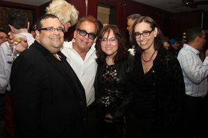 with former Cameron Mackintosh office mates - Hector Lugo, Barbara Hourigan and Eileen Weiss,
@ BroadwayWorld with former Cameron Mackintosh office mates - Hector Lugo, Barbara Hourigan and Eilee Photo