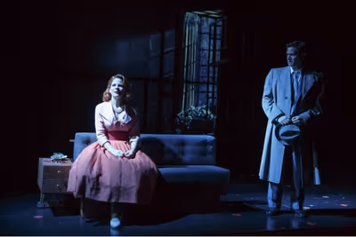 Far From HeavenPlaywrights Horizons/Mainstage TheaterCast List:J.B. AdamsMarinda Ande Photo