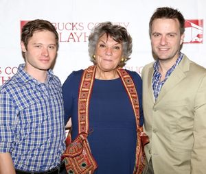 ''Mothers and Sons'' cast members: Bobby Steggert, Tyne Daly & Manoel Felciano  Photo