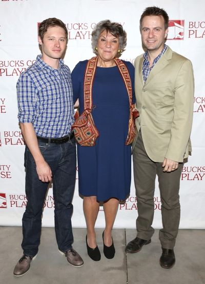 ''Mothers and Sons'' cast members: Bobby Steggert, Tyne Daly & Manoel Felciano Photo