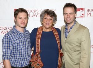 ''Mothers and Sons'' cast members: Bobby Steggert, Tyne Daly & Manoel Felciano Photo