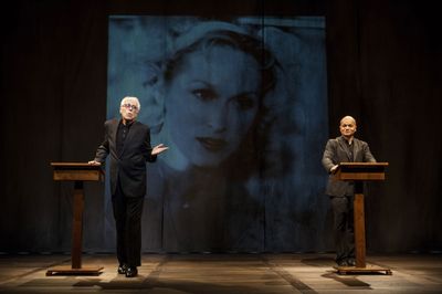 John Guare and Omar Sangare Photo