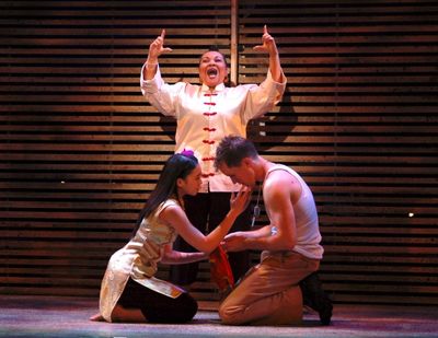 HSIN-YU LIAO (LIAT); AMY JO PHILLIPS (BLOODY MARY); PETER CARRIER (LT JOSEPH CABLE)   Photo