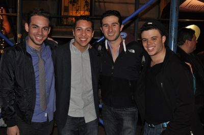 Adrian Ruz(In The Heights Boston, Producer Victor Legra, Danny George Sister Act Tour Photo
