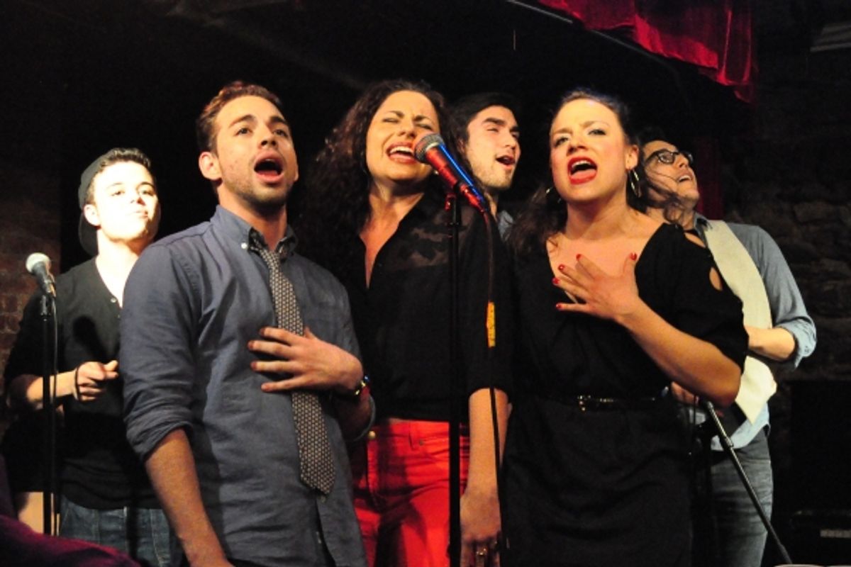 Jorge Barranco, Adrian Ruz, Alesandra Valea, Sean Jones, Sarah Crane and Chris Ramirez at 