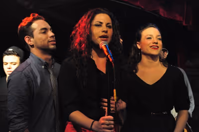 Jorge Barranco, Adrian Ruz, Alessandra Valea and Sarah Crane Photo