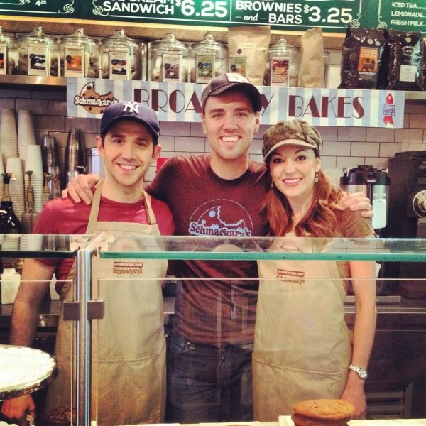 Santino Fontana, Zach, Laura Osnes Photo