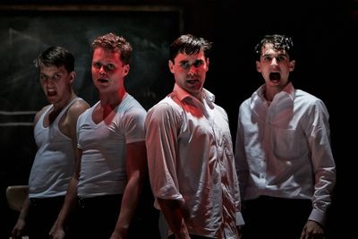 Dave Thomas Brown, John Evans Reese,  Christian Daly, Tyler Lea Photo