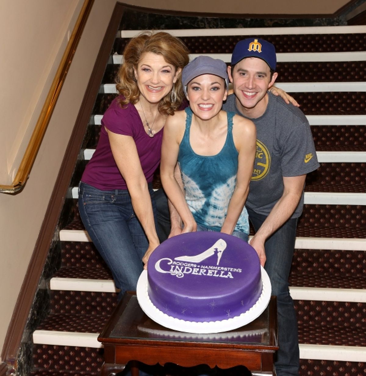 Victoria Clark., Laura Osnes, Santino Fontana at 