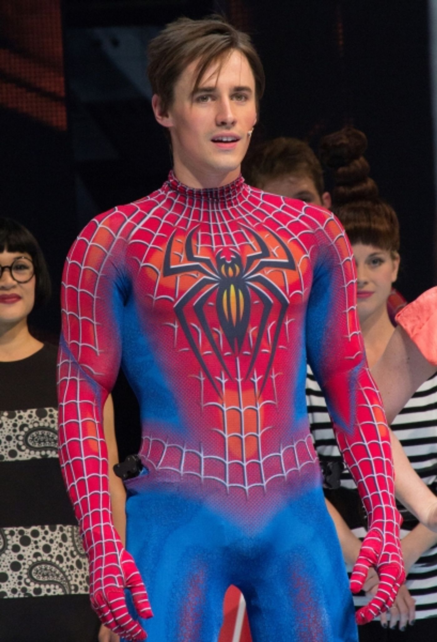 Photo Coverage: Bono & The Edge Join SPIDER-MAN Cast to Celebrate 1000 Performances on Broadway! Image