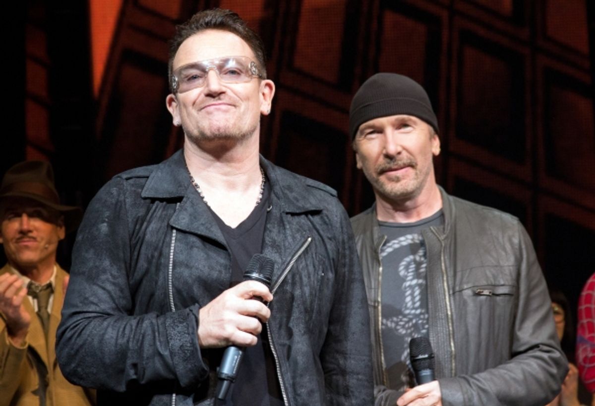Bono, The Edge at 