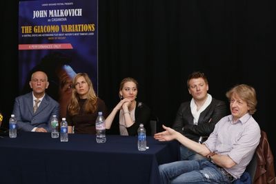 John Malkovich, Sophie Klussmann, Kirsten Blaise, Daniel Schmutzhard and Michael Stur Photo