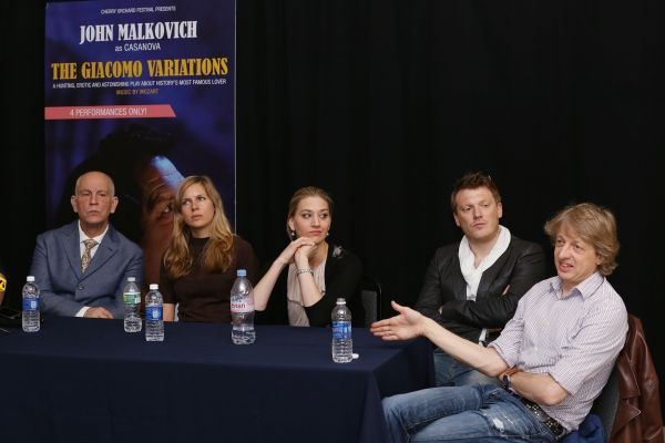 John Malkovich, Sophie Klussmann, Kirsten Blaise, Daniel Schmutzhard and Michael Stur Photo