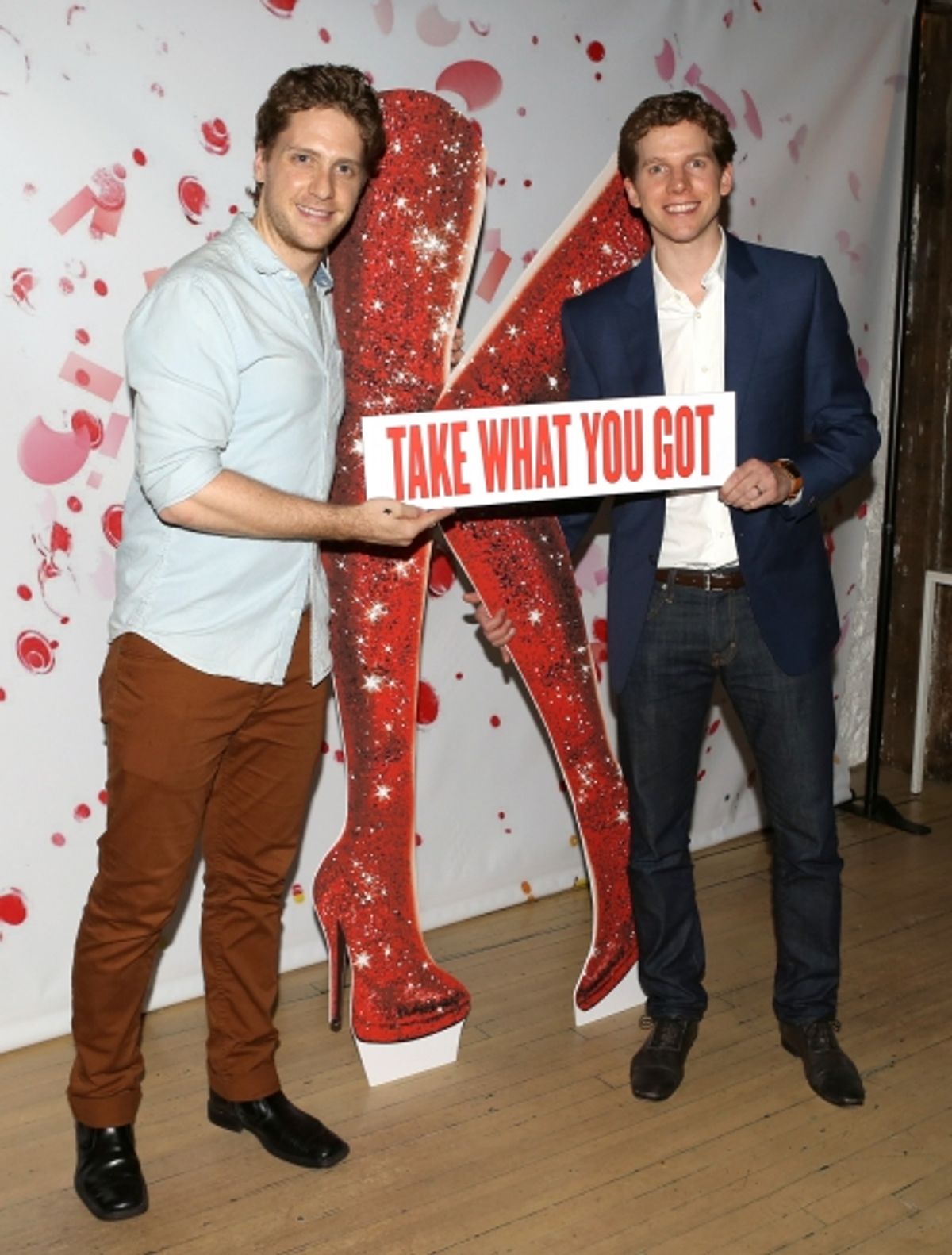 Andy Kelso, Stark Sands  at 