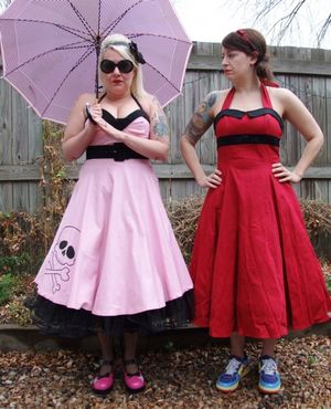 Comedy Duo Ã¢â‚¬Å“Feminine GentlemanÃ¢â‚¬Â, Jill Valentine and Liz  Photo