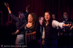 Natalie Douglas and Jason Wooten with the Cast @ BroadwayWorld Natalie Douglas and Jason Wooten with the Cast Photo