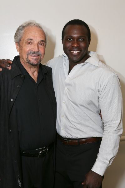 Cast members Hal Linden and Joshua Henry Photo