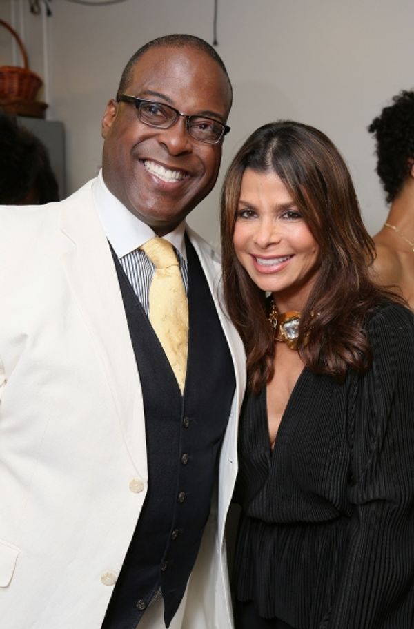 Cast member Trent Armand Kendall and Paula Abdul  Photo