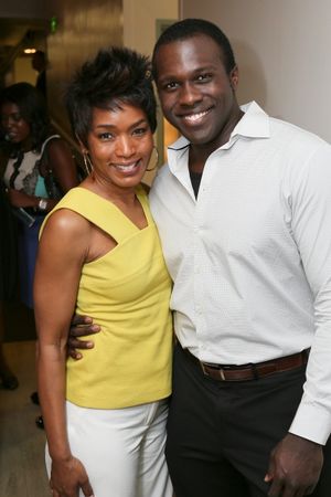Actress Angela Bassett and cast member Joshua Henry @ BroadwayWorld Actress Angela Bassett and cast member Joshua Henry Photo