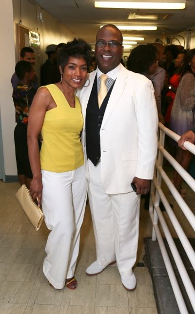 Actress Angela Bassett and cast member Trent Armand Kendall Photo