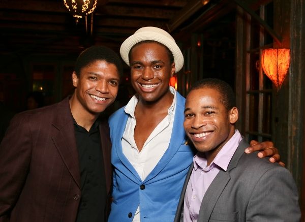 Cast members Christopher James Culberson, Shavey Brown and Gilbert L. Bailey II Photo