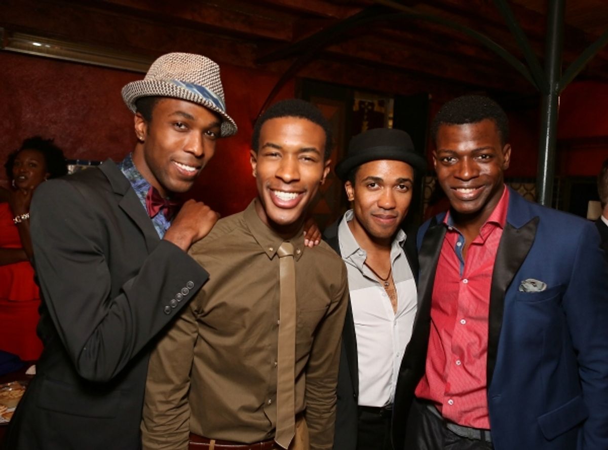 Cast members David Bazemore, Justin Prescott, Clinton Roane and Cedric Sanders at 
