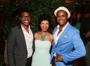 Cast members Max Kumangai, Ayanna Berkshire and Shavey Brown @ BroadwayWorld Cast members Max Kumangai, Ayanna Berkshire and Shavey Brown Photo