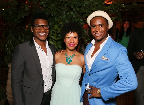 Cast members Max Kumangai, Ayanna Berkshire and Shavey Brown Photo