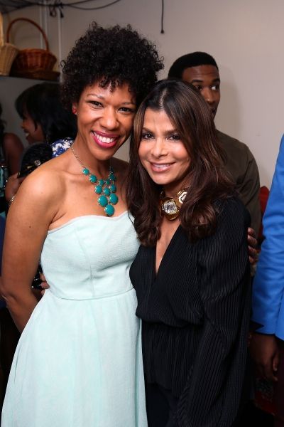 Understudy Ayanna Berkshire and Paula Abdul  Photo