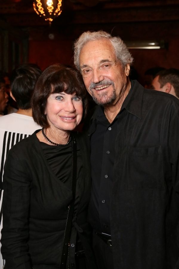 CTG Artistic Director''s Circle member Judie Stein and cast member Hal Linden Photo