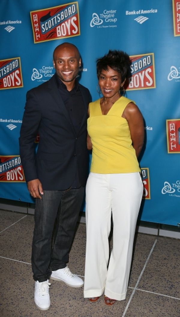 From left, actors Kenny Lattimore and Angela Bassett  Photo