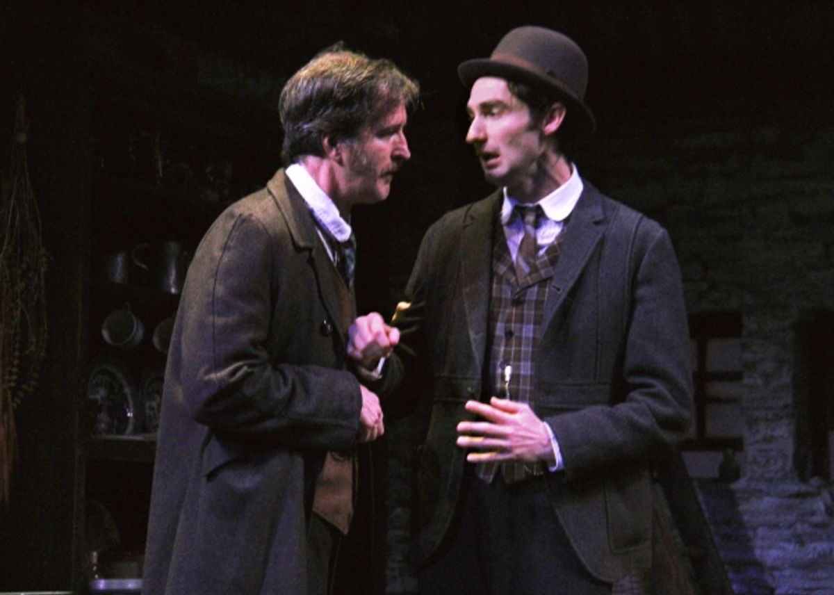 Matt Sullivan as Michael James Flaherty, owner of the country publicÃ¢â‚¬â€"house and James Russell as Shawn Keogh who hopes to marry Michael JamesÃ¢â‚¬â„¢ daughter.  at 